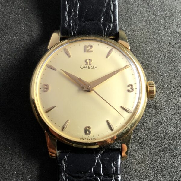 Omega Handaufzuguhr Gold 1959