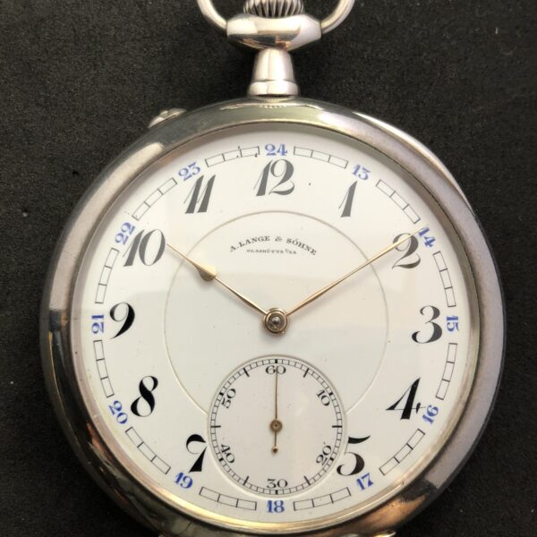 Lange & Söhne Silbertaschenuhr 1 A