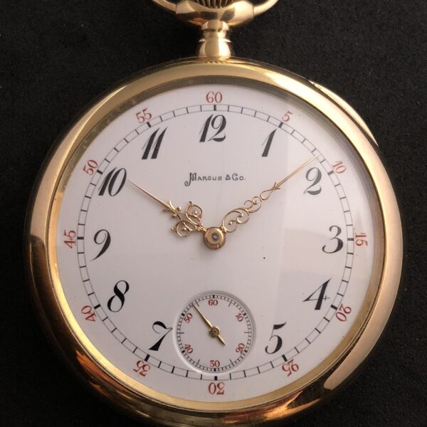 Patek Philippe Taschenuhr Doppelsignatur