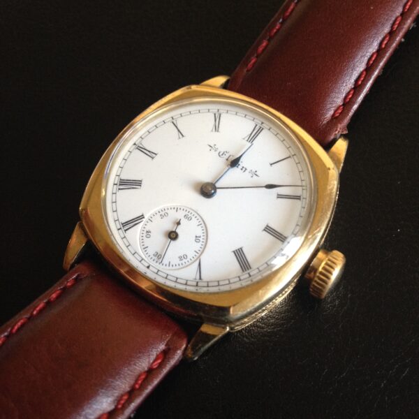 Frühe Elgin Armbanduhr 1896